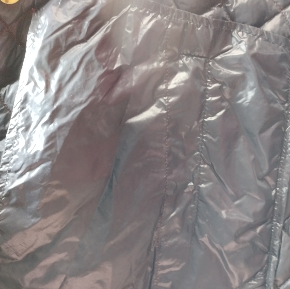 Anne Klein Red Quilted Puffer Coat l Down And Waterfowl Stuffed l - Picture 5 of 9